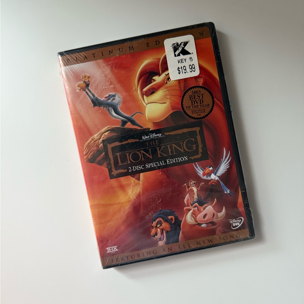 Disney The Lion King DVD Platinum Edition